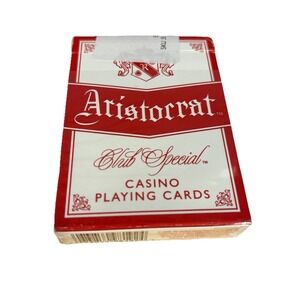 Aristocrat Club Special Casino Playing Cards Excalibur Las Vegas Red Deck USPC